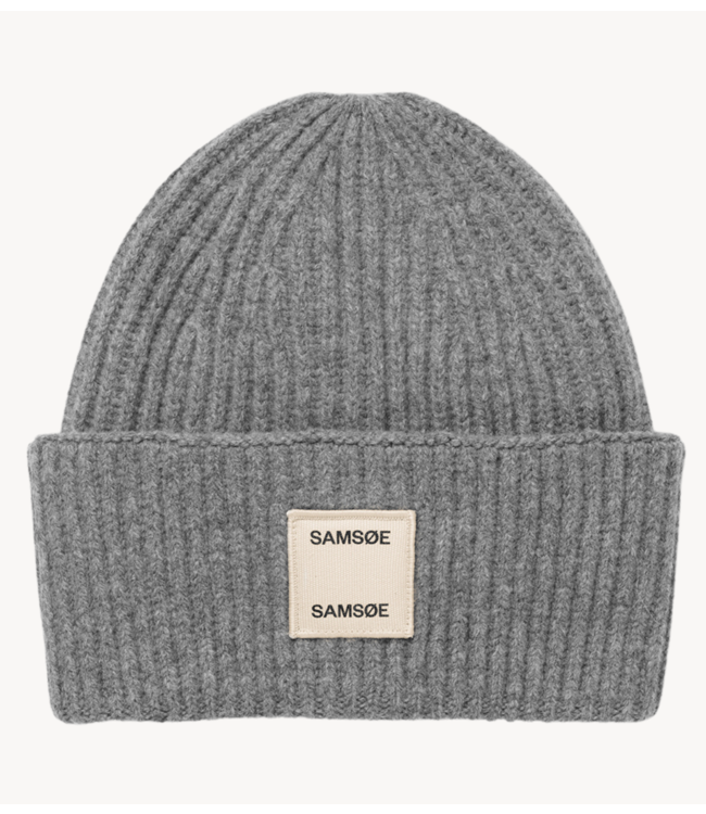 Samsøe Samsøe Muts SAMSOE BEANIE 15010 Dark Grey Mel.