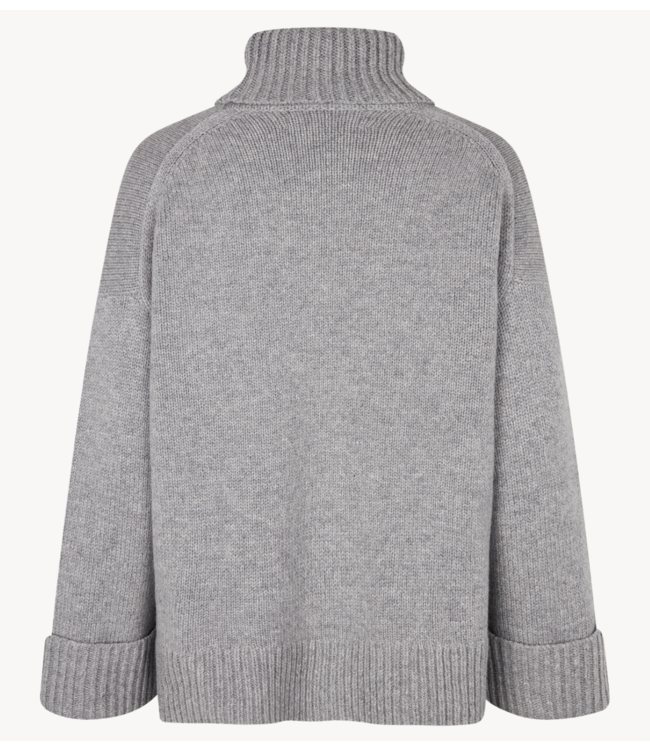 Samsøe Samsøe Trui SAKEIKU TURTLENECK 11250 Grey Mel.