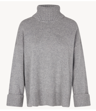 Samsøe Samsøe Trui SAKEIKU TURTLENECK 11250 Grey Mel.