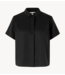 Samsøe Samsøe Blouse MINA SS SHIRT 14028 Black Coffee