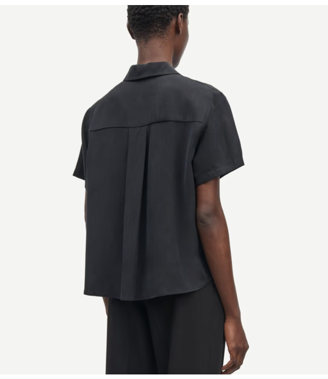 Samsøe Samsøe Blouse MINA SS SHIRT 14028 Black Coffee