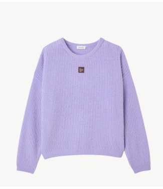 American Vintage Trui East lavande pastel chine
