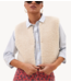 BY-BAR Gilet wolly gilet off white
