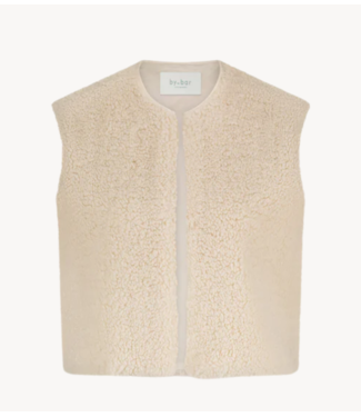 BY-BAR Gilet wolly gilet off white