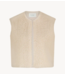 BY-BAR Gilet wolly gilet off white
