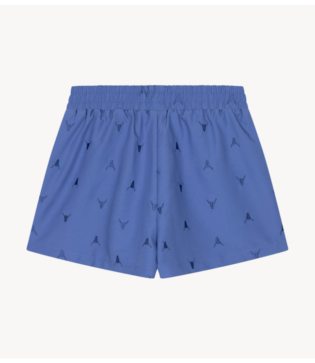 Alix The Label Broek short ladies woven twill bull shorts night blue