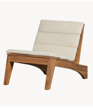 Woood exclusive Stoel Kenai fauteuil acacia naturel buiten