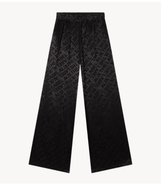 Alix The Label Broek ladies woven jacquard pants black