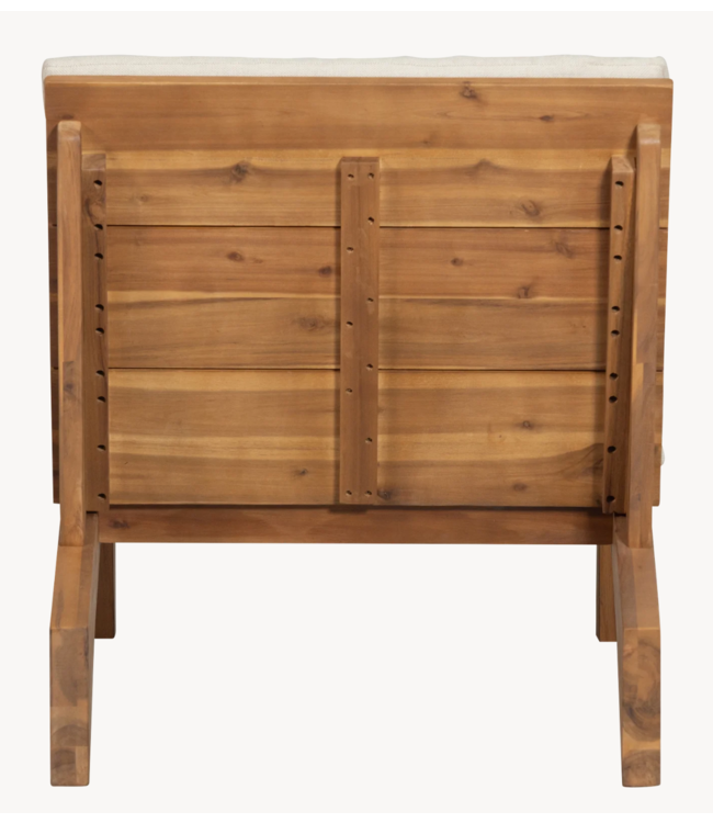 Woood exclusive Stoel Kenai fauteuil acacia naturel buiten