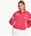 Alix The Label Jacket ladies woven sport bomber light bordeaux