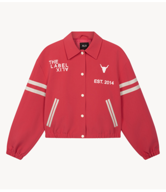 Alix The Label Jacket ladies woven sport bomber light bordeaux