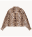 Alix The Label Blouse ladies woven animal crepe blouse