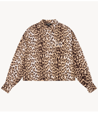 Alix The Label Blouse ladies woven animal crepe blouse