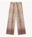 Alix The Label Broek ladies woven animal crepe pants