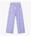 Alix The Label Broek ladies woven crinkled striped pants lavender