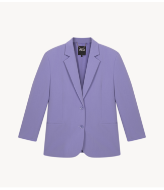 Alix The Label Blazer ladies woven blazer lavender