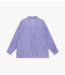 Alix The Label Blouse ladies woven crinkled striped blouse lavender