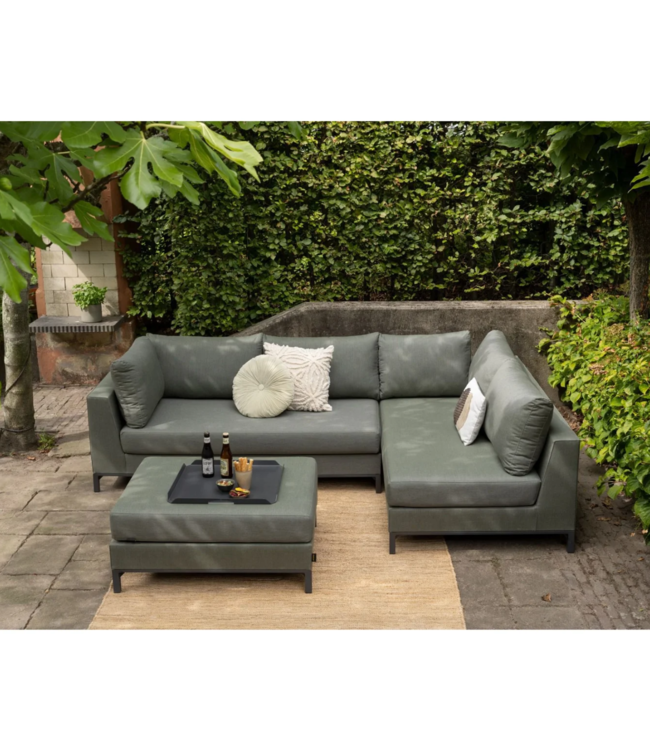 Woood exclusive Loungeset Sicilië loungeset tuin rechts groen