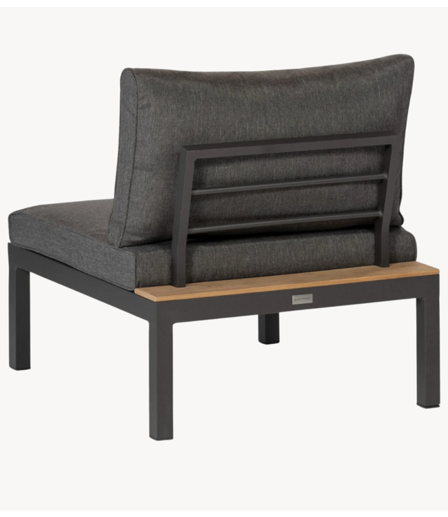 Woood exclusive Tussenelement La Vida tussenelement tuin teak antraciet