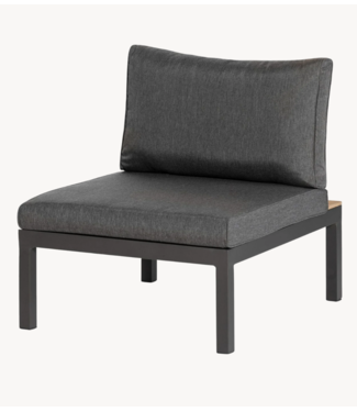 Woood exclusive Tussenelement La Vida tussenelement tuin teak antraciet