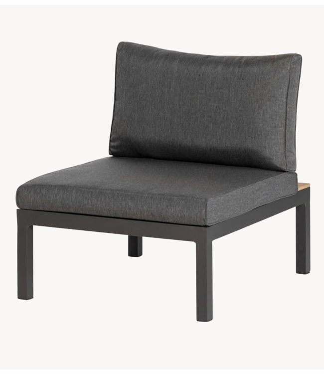 Woood exclusive Tussenelement La Vida tussenelement tuin teak antraciet
