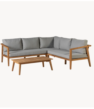 Woood exclusive Loungeset Lucca loungeset tuin teak