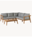 Woood exclusive Loungeset Lucca loungeset tuin teak