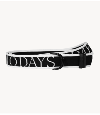 10DAYS Riem logo belt black
