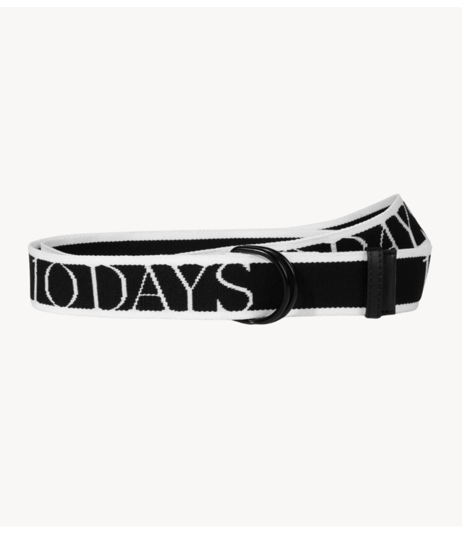 10DAYS Riem logo belt black