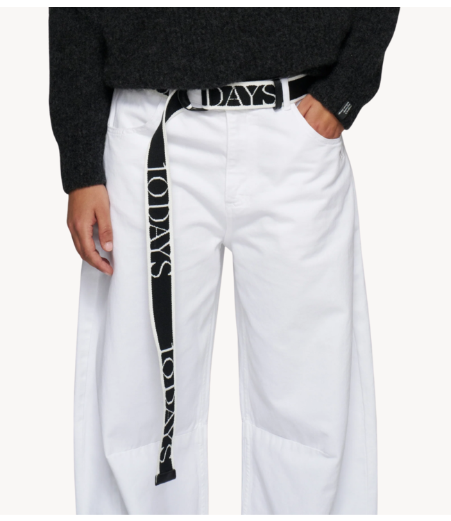 10DAYS Riem logo belt black