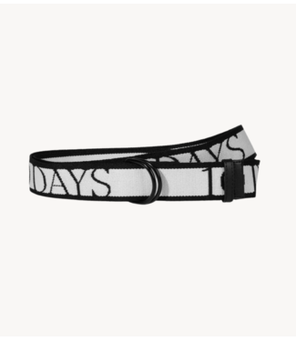 10DAYS Riem logo belt white