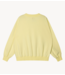 10DAYS Trui oversized sweater logo pastel yellow