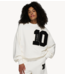 10DAYS Trui baseball sweater 10 ecru