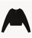 10DAYS Trui cropped sweater scuba black