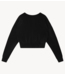 10DAYS Trui cropped sweater scuba black