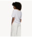 10DAYS Top crew neck tee logo white grey melee