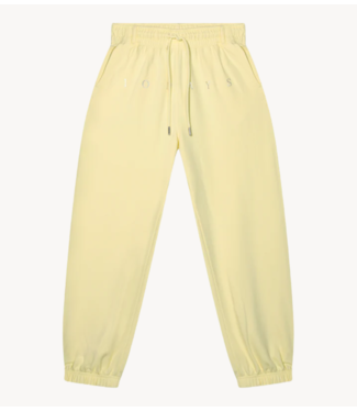 10DAYS Broek bar jogger logo pastel yellow