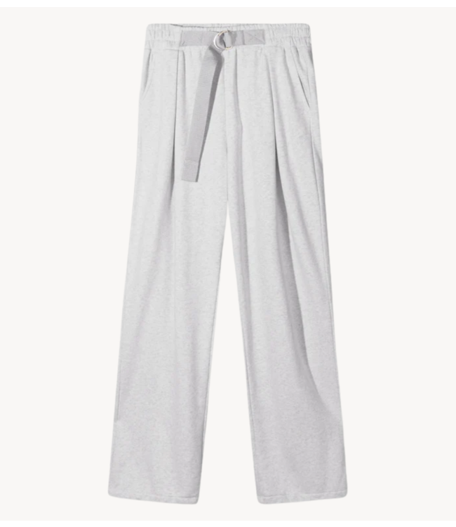 10DAYS Broek belt jogger white grey melee