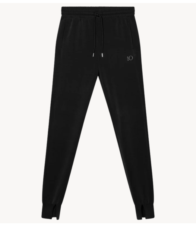 10DAYS Broek cuff jogger scuba black