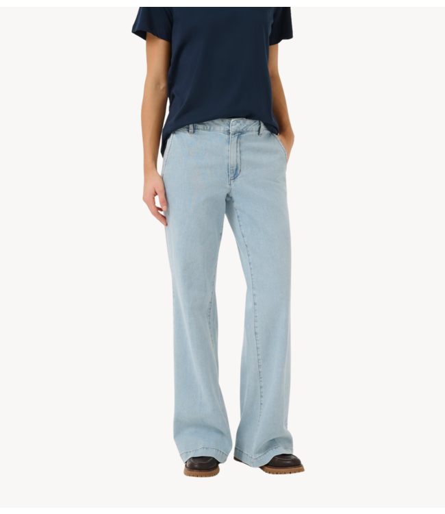 My Essential Wardrobe Broek 30 THE LARA 115 PANT Light Blue Wash NOOS 34