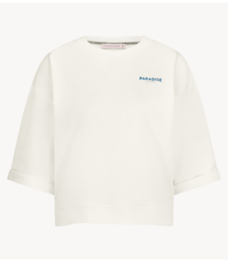 Studio Anneloes Top Puck ssl paradise sweat off white