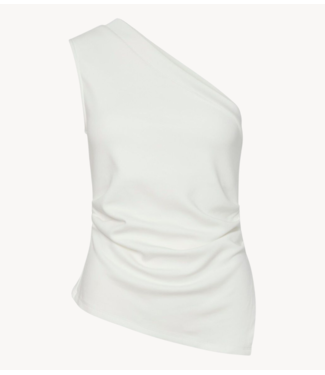 Y.A.S Top YASVENICE ONE SHOULDER TOP Star White
