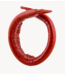 Slingher Haarclip Armband rood