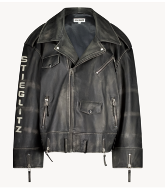Stieglitz Jas Nicolas Leather Jacket Black