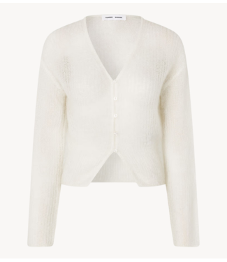 Samsøe Samsøe Vest SAPOPPIE CARDIGAN 15733 Clear Cream