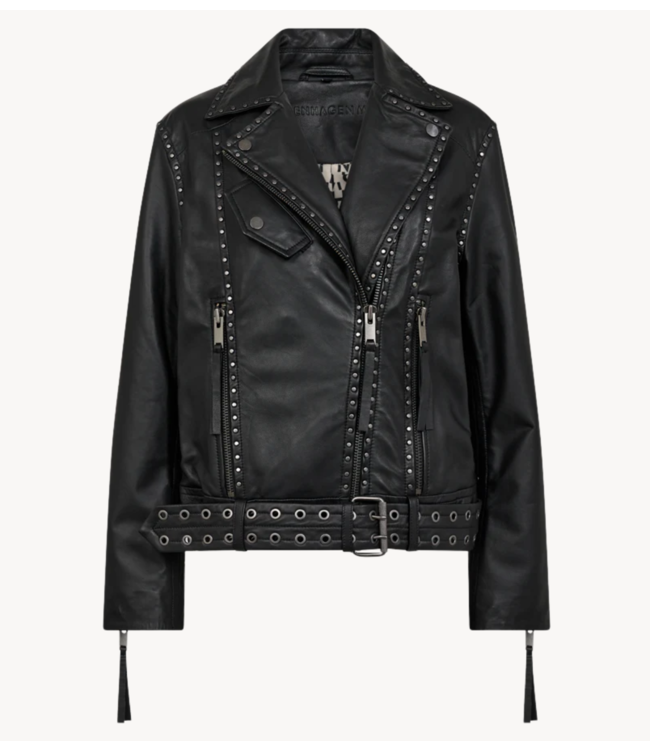Copenhagen Muse Jas CMROYAL-STUD-JACKET Black