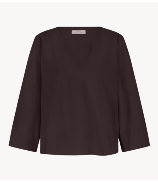 Studio Anneloes Top Cilou espresso