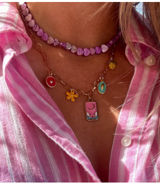 Ketting Emilia - Paars