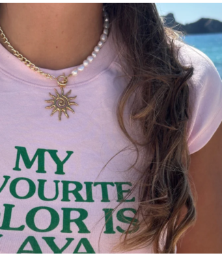 Ketting Lela White - Gold