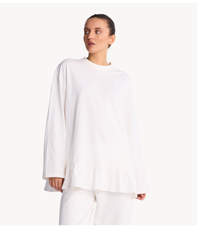 Stieglitz Top Brisa Skate Longsleeve White